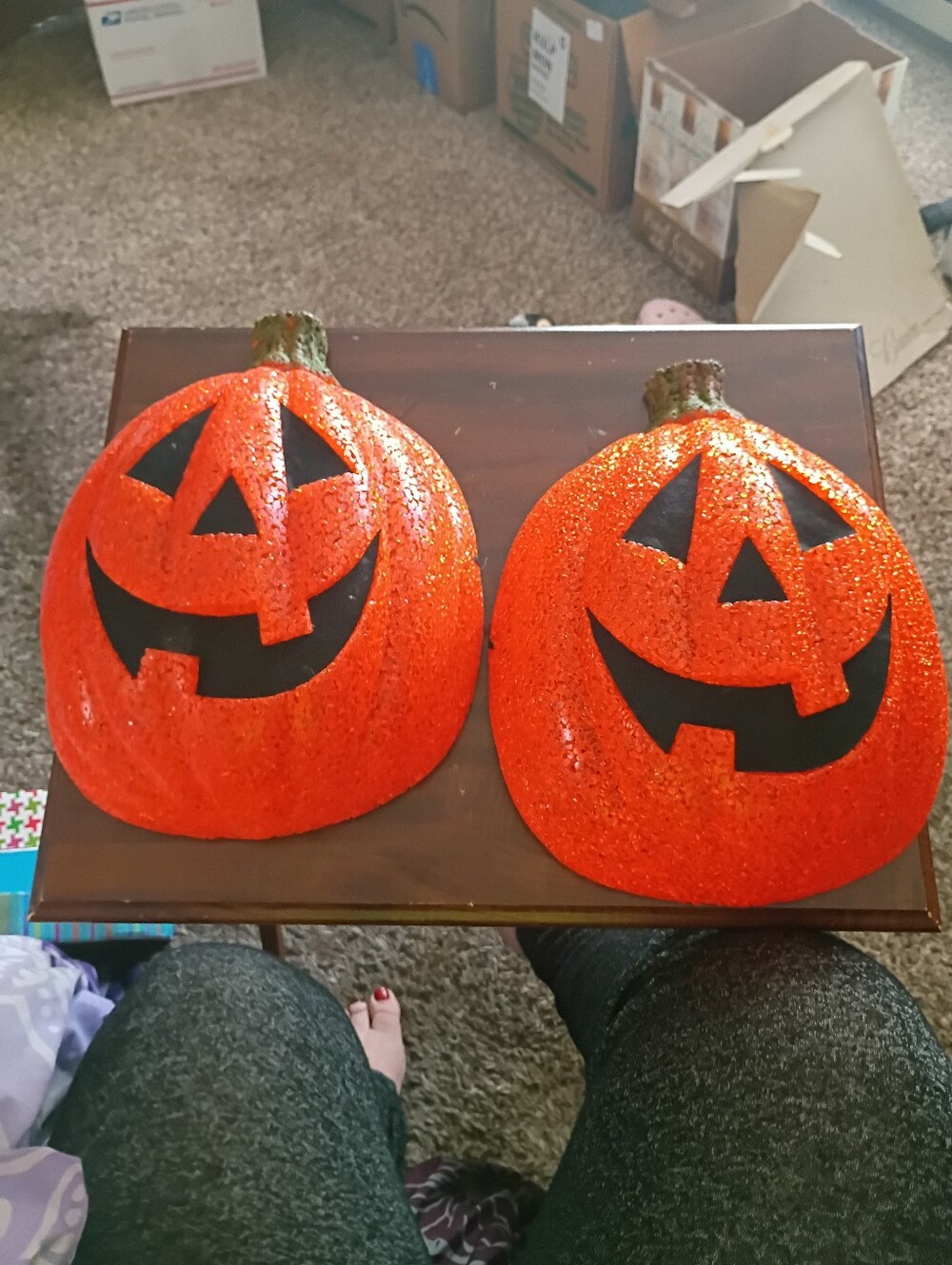 Vintage Pair Of Plastic Popcorn Light Covers. Like New